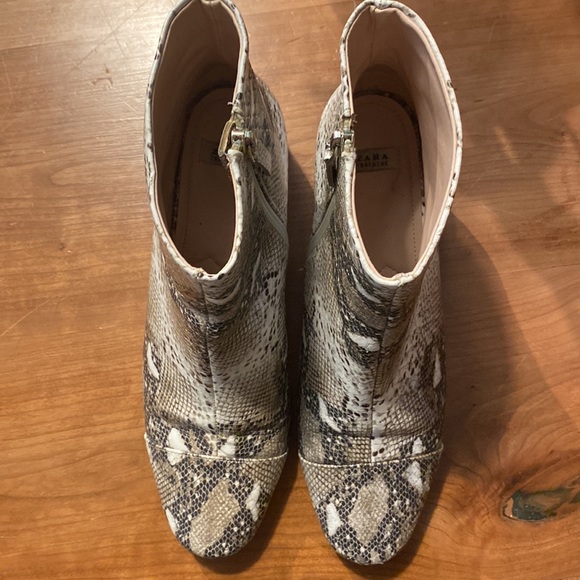 Zara Snakeskin 🐍 Print Boots - 41 - Picture 2 of 6